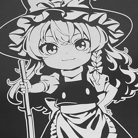 シャープ公式通販】 東方Project ダイカットステッカー／霧雨魔