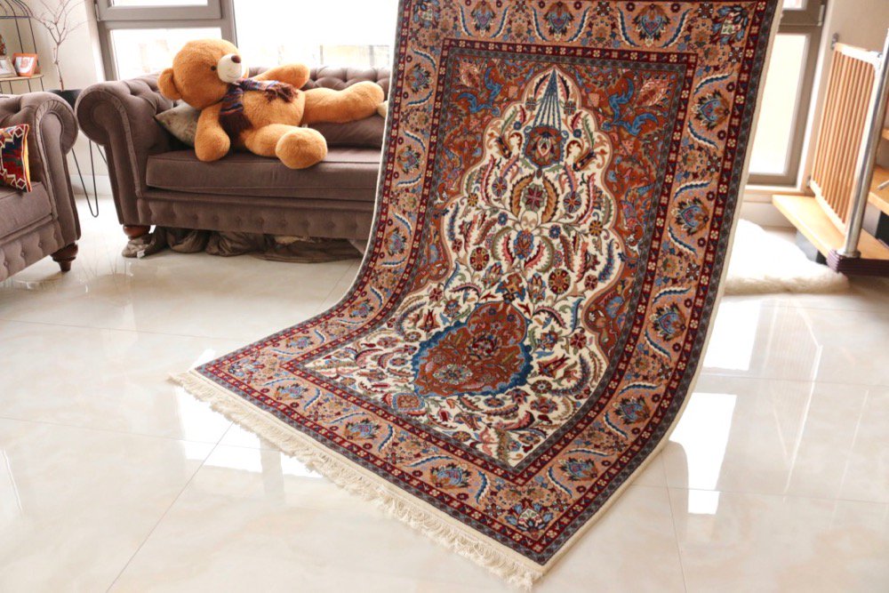 最高級トルコ絨毯 ヘレケ 美しすぎるサライカンディリ＝宮殿の 
