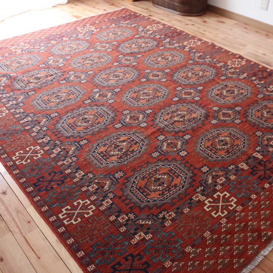 アフガニスタン手織り絨毯 War Rug size:170cm×104cm-