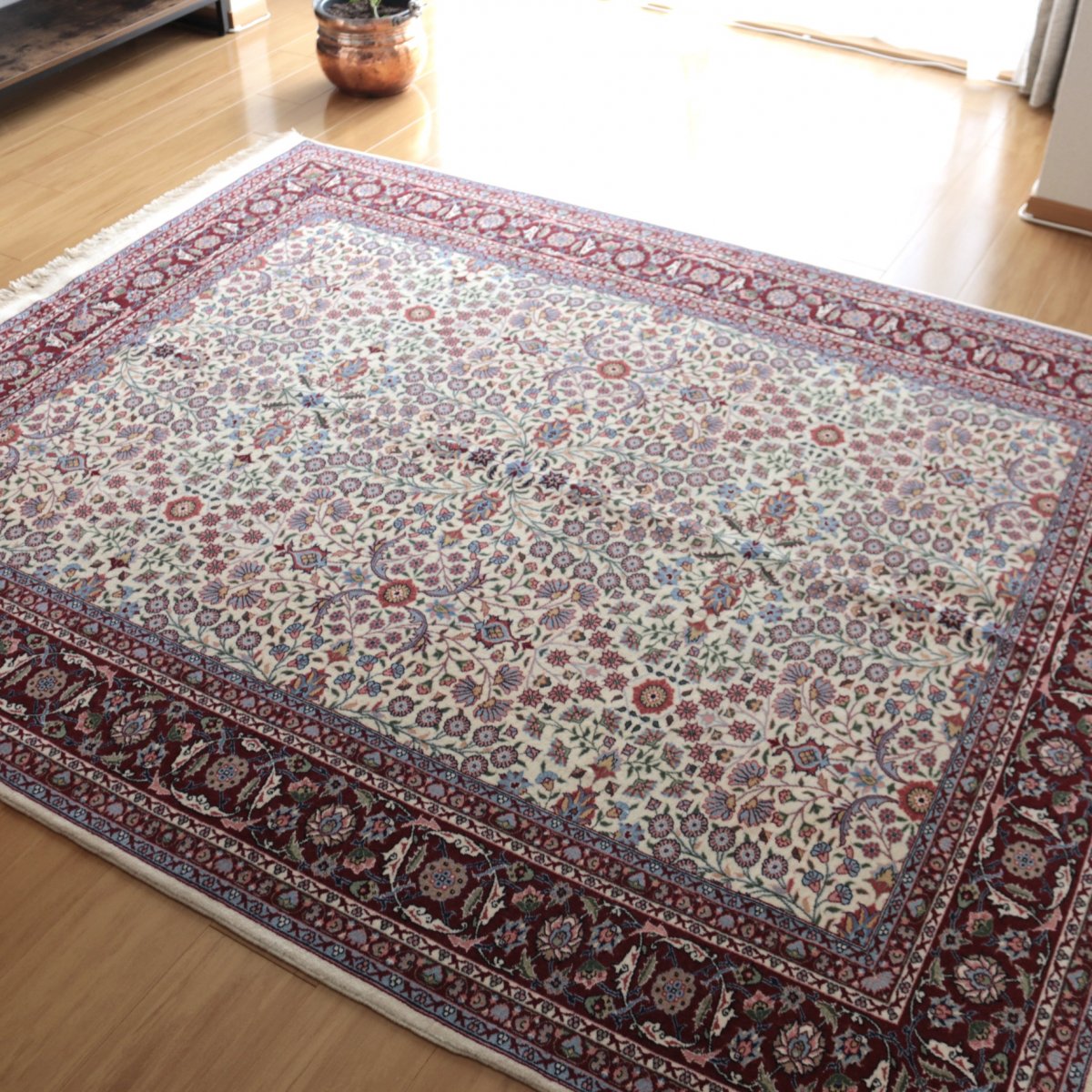 【新品未使用】トルコ絨毯 最高級 Yuksel Hale社 ラグ 93×61cm