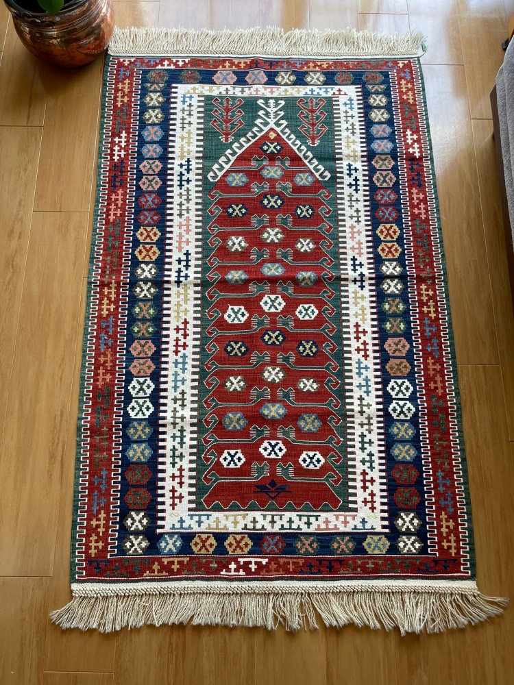 コレクション 草木染一級品 143x93 - Anatolian Concept Old&New 手織ラグセレクトショップ