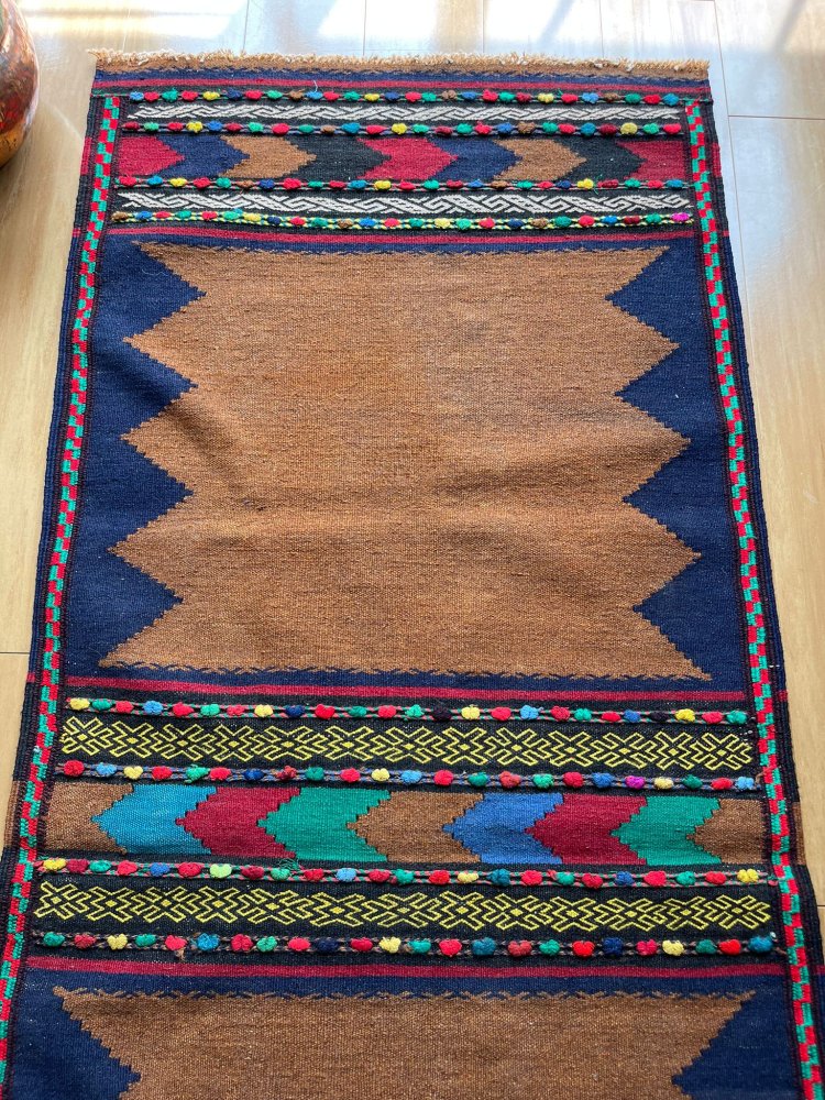 美しいアフガンの手織りキリム、素晴らしいクォリティです