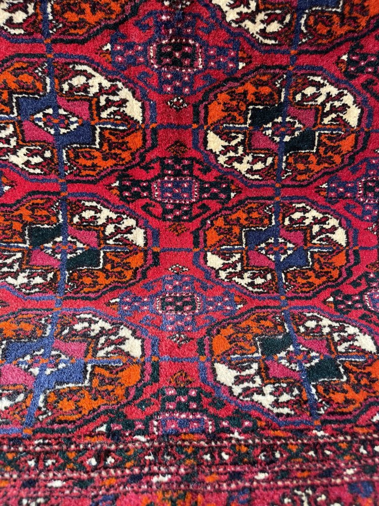 アフガン絨毯トルクメン ボカラ 240×164cm - ラグ