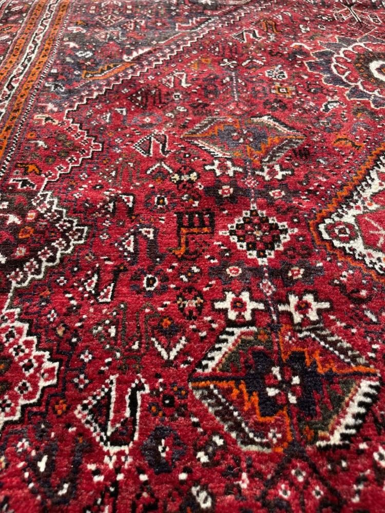 アンティーク カシュガイ族 トライバルラグ 198x137cm - Anatolian Concept Old&New 手織ラグセレクトショップ