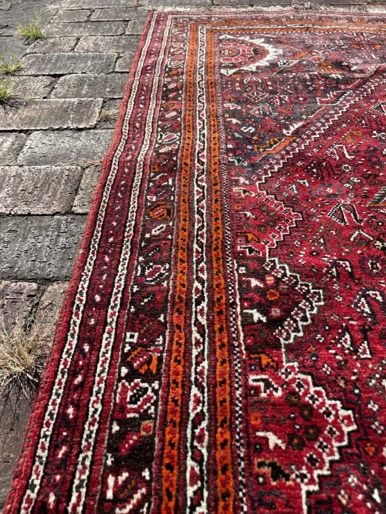 アンティーク カシュガイ族 トライバルラグ 198x137cm - Anatolian Concept Old&New 手織ラグセレクトショップ