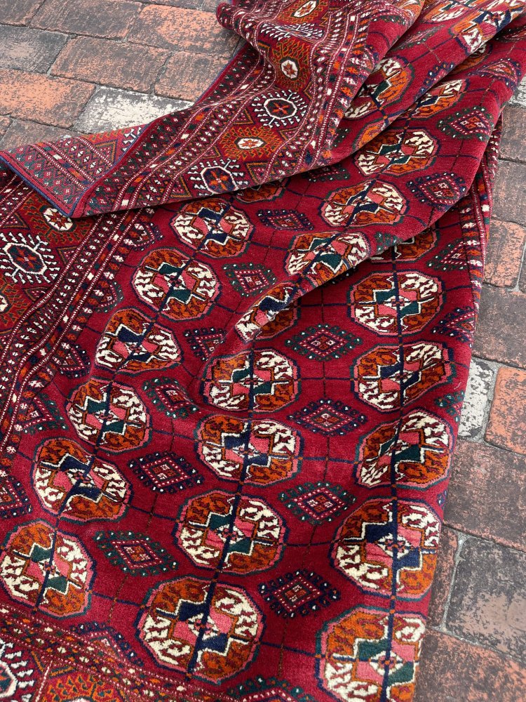 オールド絨毯　トルクメン　ブハラ 190x129cm - Anatolian Concept Old&New 手織ラグセレクトショップ