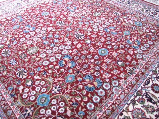最高級ヘレケ絨毯 シュメルOZEL 七つの山の花柄 - Anatolian Concept 