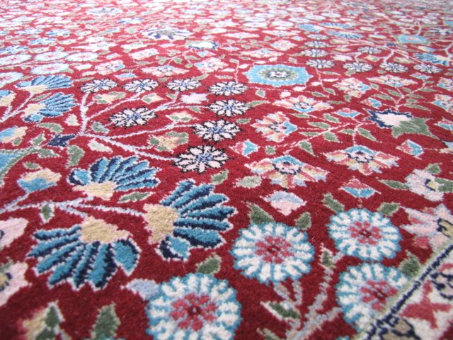 最高級ヘレケ絨毯 シュメルOZEL 七つの山の花柄 - Anatolian Concept 