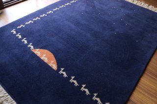 トルコ手織り絨毯 シュメル工房　Sark絨毯  羊毛100% 238x167cm