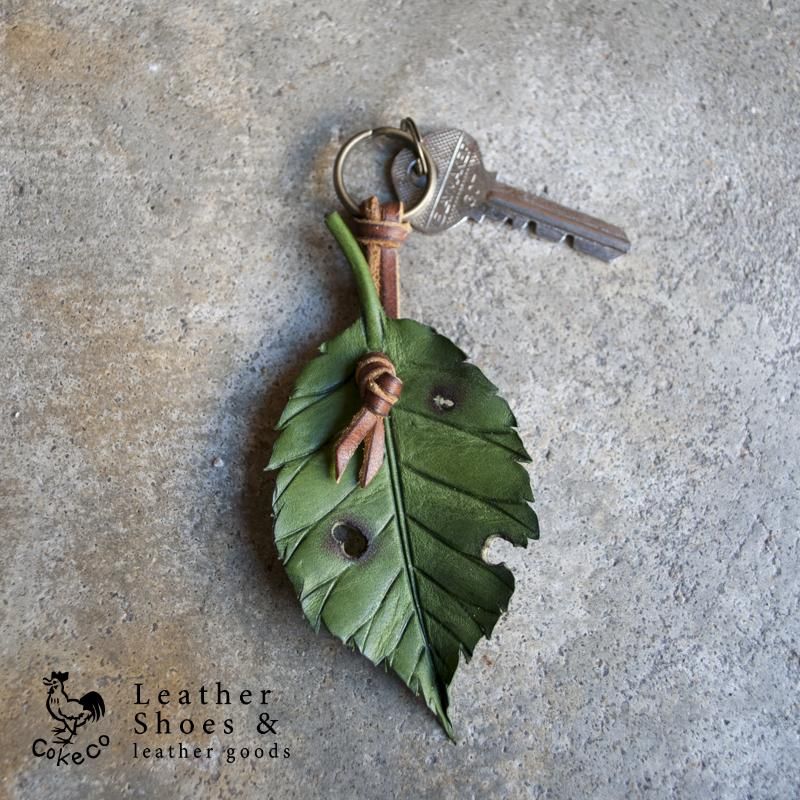 葉っぱキーホルダー サクラ - cokeco