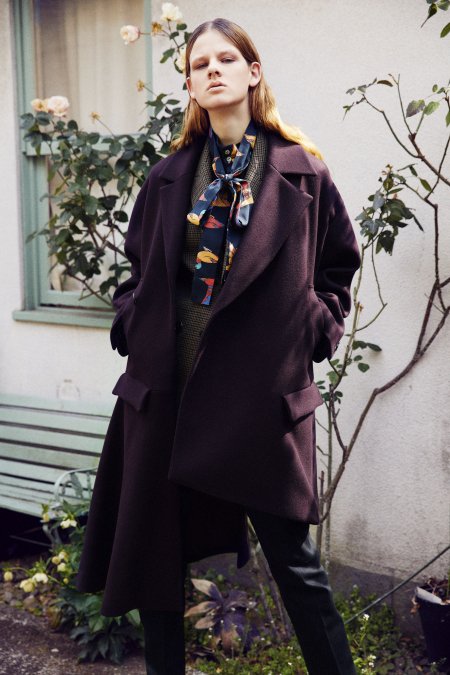 BELPER（ベルパー）のasymmetry melton coat（アシンメトリーコート