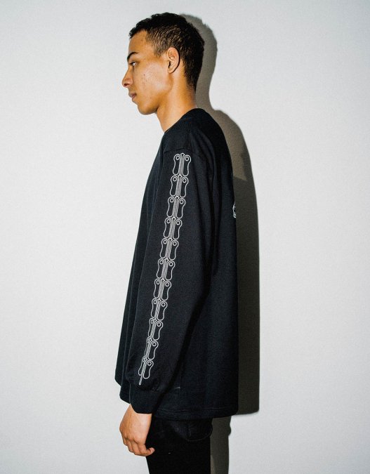 DONTSUKI（ドンツキ）のSUMOU L/S TEE-BLK（ロンT）の通販サイト-大阪