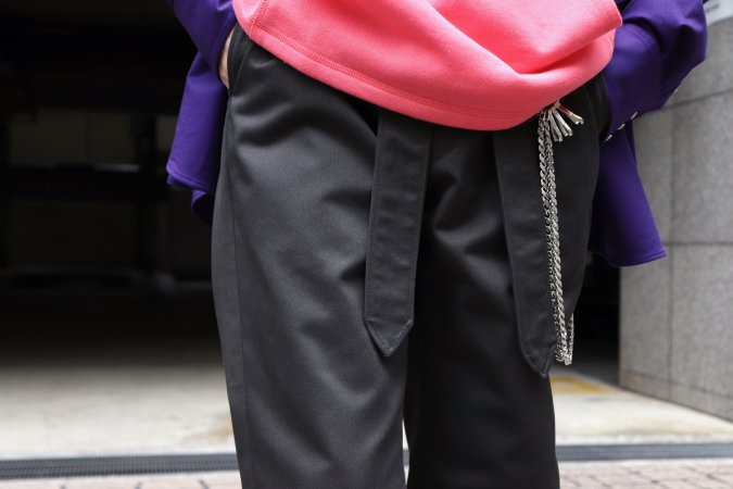 SYU.HOMME/FEMM（シュウ オム フェム）のSkater pants With Bag Type  slim-Green（スケーターパンツ）の通販サイト-大阪 堀江 PALETTE art alive（パレットアートアライヴ）-