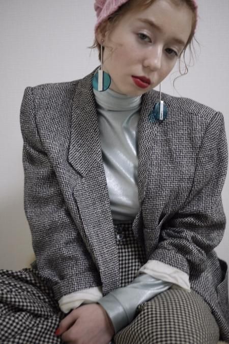 YURIKA_AKUTSU（ユリカアクツ）のm＿001 / blue green ピアス