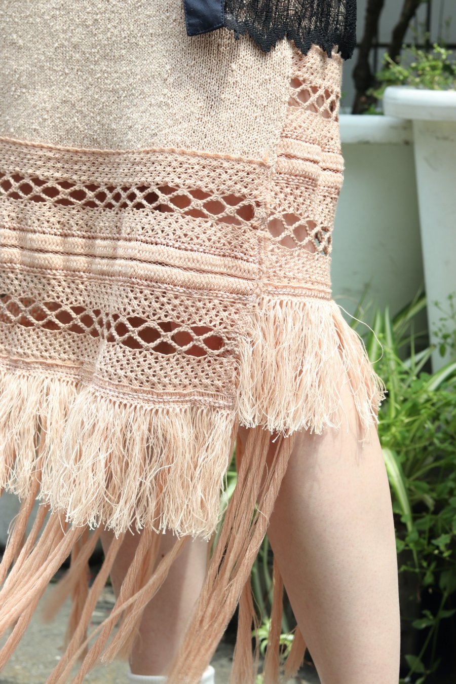 tiit tokyo（ティート トウキョウ）のfringe knit skirt（フリンジニットスカート）の通販サイト-大阪 堀江 PALETTE  art alive（パレットアートアライヴ）-