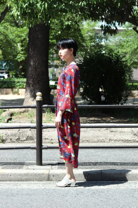 BELPER（ベルパー）のORIGINAL PRINT TUNIC-RED（チュニック