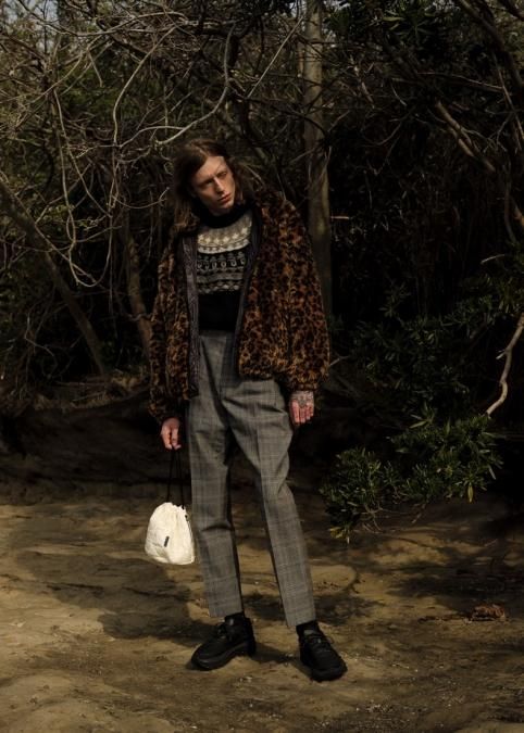 JOHN MASON SMITH（ジョンメイソンスミス）のKINCHAKU BAG-KHAKI