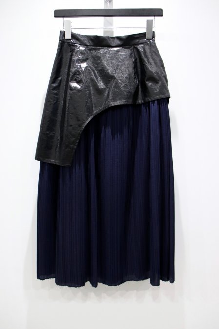定価40700円belper / レイヤードプリーツスカート