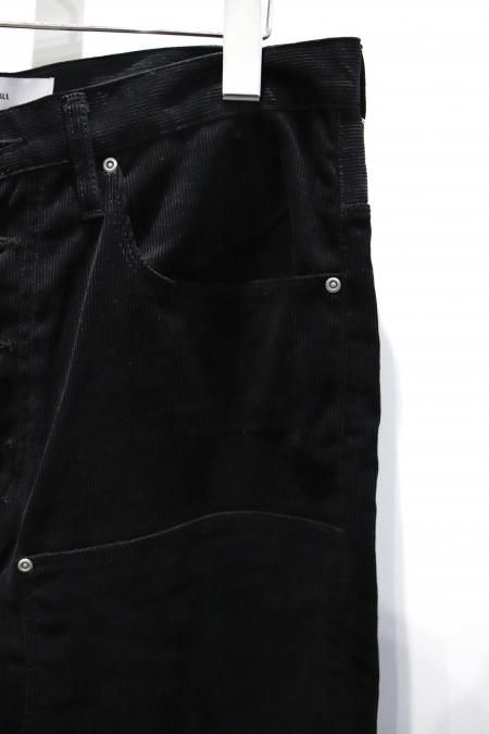 SUGARHILL(シュガーヒル)のDouble knee Corduroy pants-BLKの SUGARHILL(シュガーヒル)のDouble knee Corduroy pants-BLKの