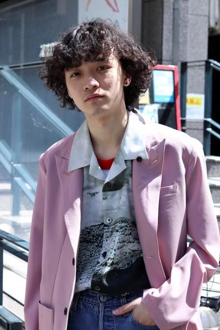 LOOSE H / S OPEN COLLAR SHIRT (ASSORT)/ルーズハーフスリーブ