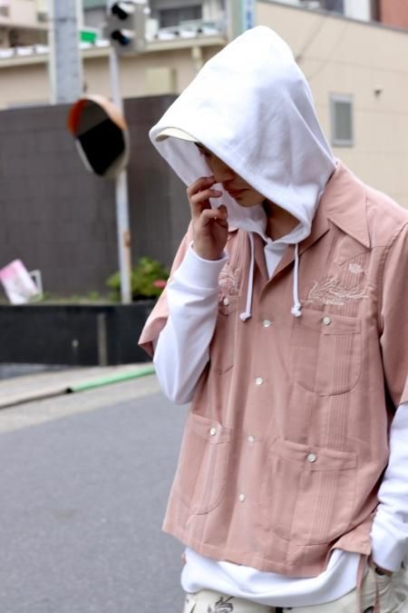 SUGARHILL（シュガーヒル）のCORDED CUBA SHIRT-PINK（キューバ