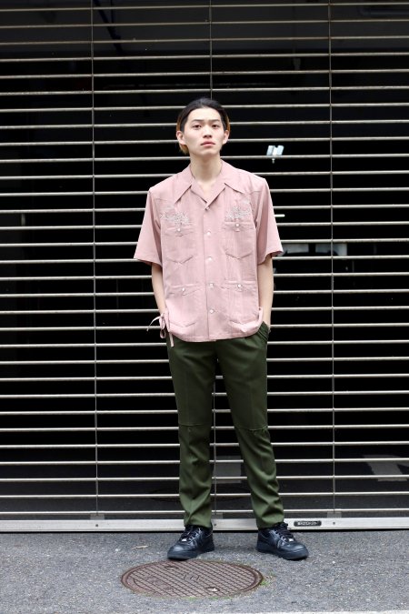 SUGARHILL（シュガーヒル）のCORDED CUBA SHIRT-PINK（キューバシャツ ...