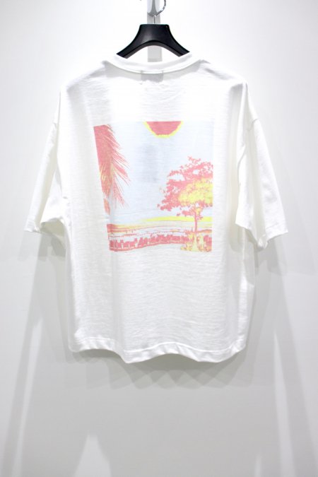 KIIT（キート）のCOTTON STRONG TWIST YARN PRINT TEE-2-WHTの通販サイト-大阪 堀江 PALETTE art  alive（パレットアートアライヴ）-