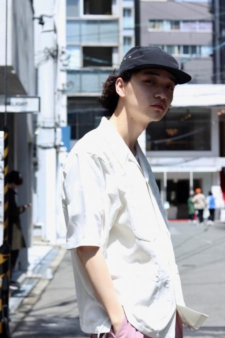 soe(ソーイ)のTex Cap-BLUE GRAY(キャップ)の通販サイト soe(ソーイ)のTex Cap-BLUE GRAY(キャップ)の通販サイト