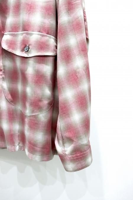 SUGARHILL 21SS オープンカラーシャツ SUGARHILL（シュガーヒル）のOMBRE OPENCOLLARED SHIRT-RED