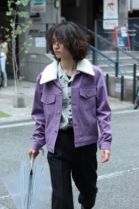 LITTLEBIG（リトルビッグ）のPurple Boa Blouson（パープルボア