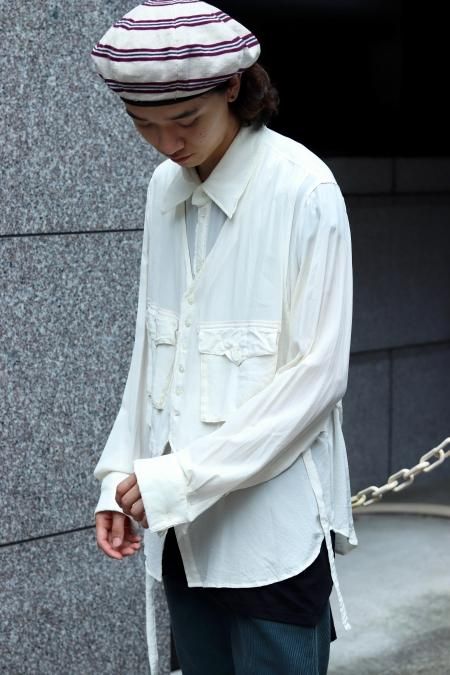 MASU（エムエーエスユー）のLAYERED SILK SHIRTS（レイヤードシルク ...