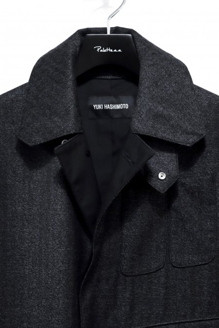 YUKI HASHIMOTO（ユウキ ハシモト）のBONDING COAT-BLACK（コート）の