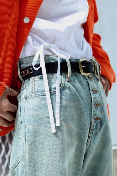 soe（ソーイ）のBlack Studded belt（スタッズベルト）の通販