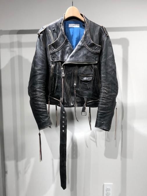 SUGARHILL（シュガーヒル）のCRUSHED LEATHER MOTORCYCLE JACKET 