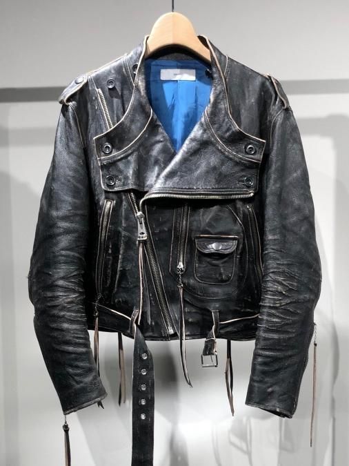 SUGARHILL（シュガーヒル）のCRUSHED LEATHER MOTORCYCLE JACKET