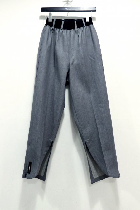 SYU.HOMME/FEMM（シュウ オム フェム）のFront slit Pants-gray denim ...