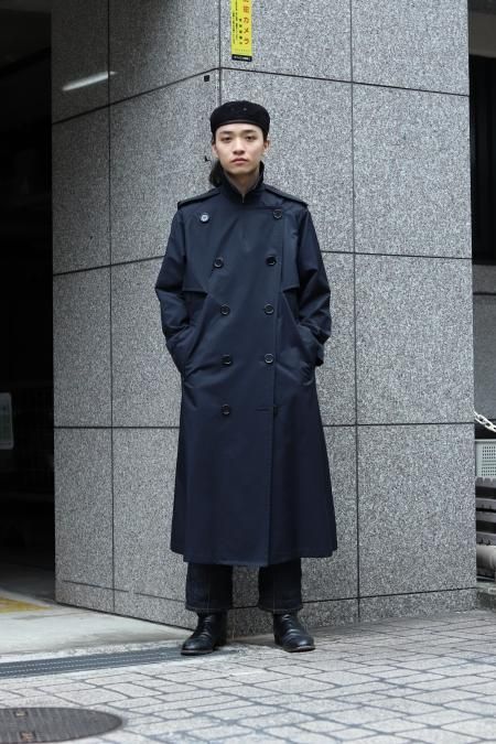 soe（ソーイ）のBelted Trench Coat-NAVY（トレンチコート）の通販