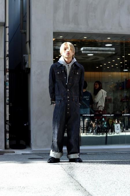 着用して出かける事はsugarhill denimjumpsuit size2 ツナギ