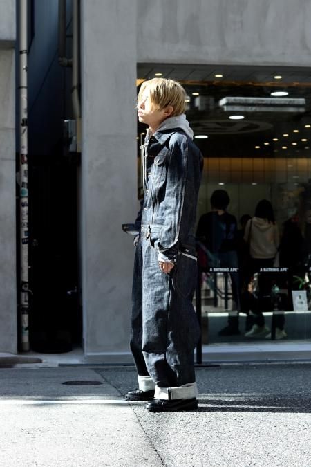 SUGARHILL/シュガーヒル】SELAVGE DENIM JUMPSUIT-