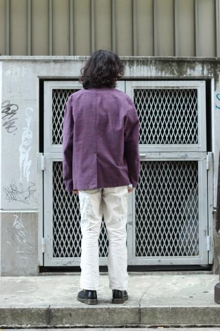 SYU.HOMME/FEMM（シュウ オム フェム）のDiagonal Not suit Jkt-PURPLE 