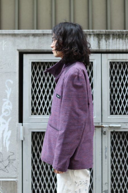 SYU.HOMME/FEMM（シュウ オム フェム）のDiagonal Not suit Jkt-PURPLE