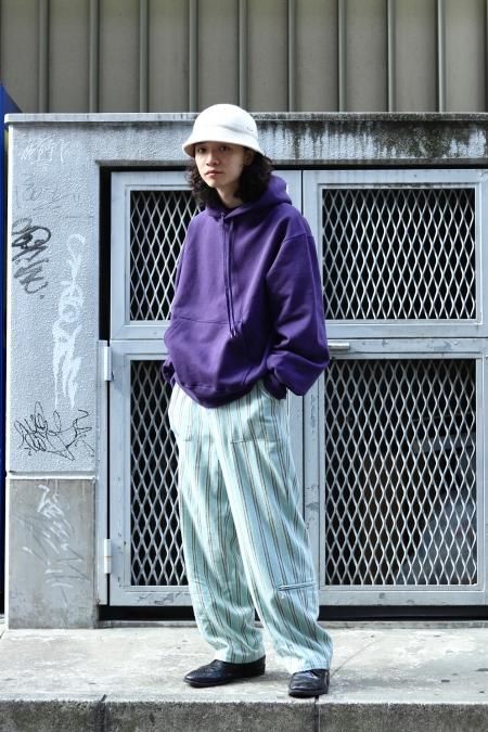 JOHN MASON SMITH（ジョンメイソンスミス）のPULLOVER HOODIE-EGGPLANT