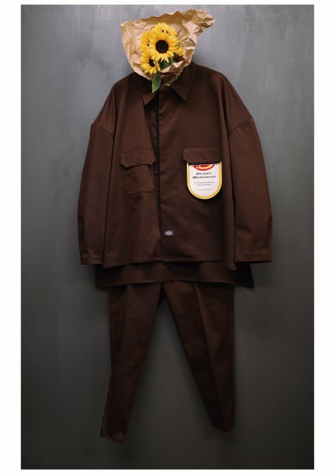 SHINYAKOZUKA（シンヤコズカ）のWORK TROUSERS WITH DICKIES（ディッキーズ）-CHOCO（パンツ）の通販サイト-大阪  堀江 PALETTE art alive（パレットアートアライヴ）-