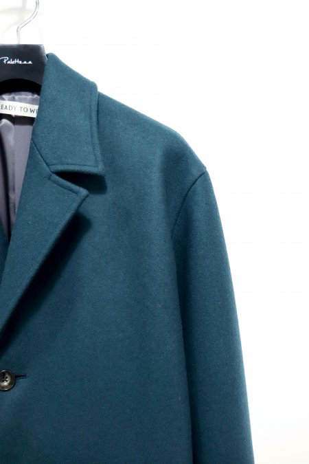 soe（ソーイ）のBelted Wool Coat-GREEN（コート）の通販サイト-大阪