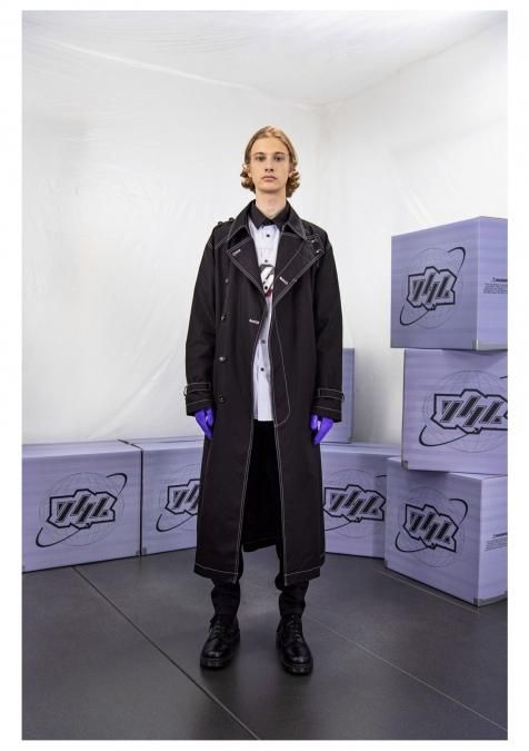 YUKI HASHIMOTO（ユウキ ハシモト）のCROSSOVER TRENCH COAT-BLACK（トレンチコート）の通販サイト-大阪 堀江  PALETTE art alive（パレットアートアライヴ）-