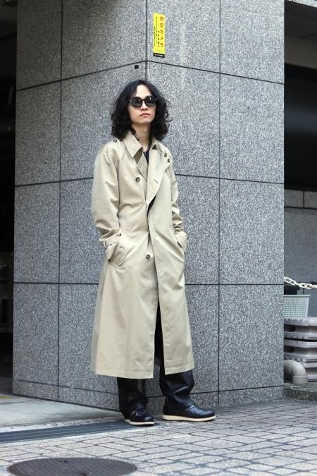 YUKI HASHIMOTO（ユウキ ハシモト）のCROSSOVER TRENCH COAT-BEIGE