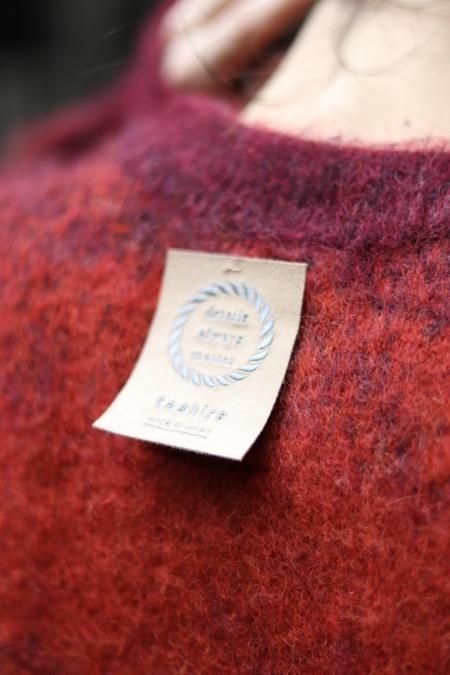 TASHIRO(タシロ)の Gradation Mohair Knit-ORANGE(モヘア TASHIRO(タシロ)の Gradation Mohair Knit-ORANGE(モヘア