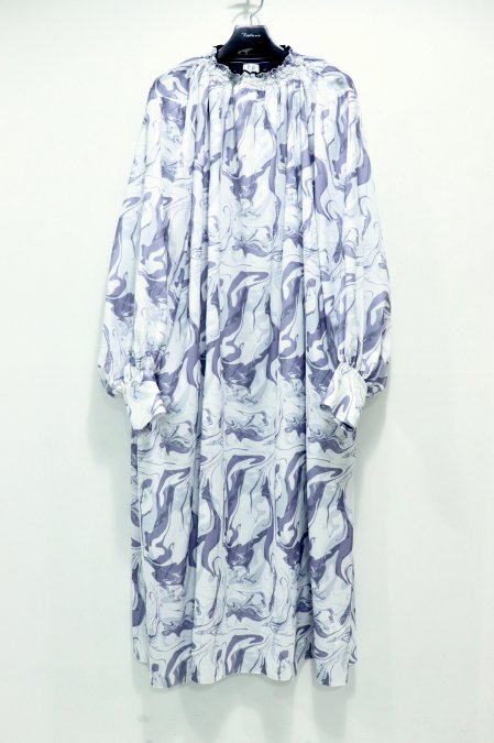 tiit tokyo（ティート トウキョウ）のmarble maxi dress-PURPLE