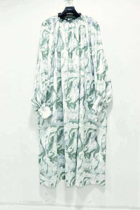 tiit tokyo（ティート トウキョウ）のmarble maxi dress-GREEN