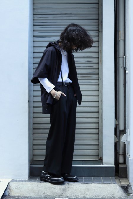 SYU.HOMME/FEMM（シュウ オム フェム）のDouble sleeve shirts-BLACK ...